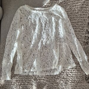 White Lace Blouse